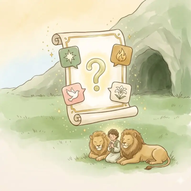 Daniel and the lions
